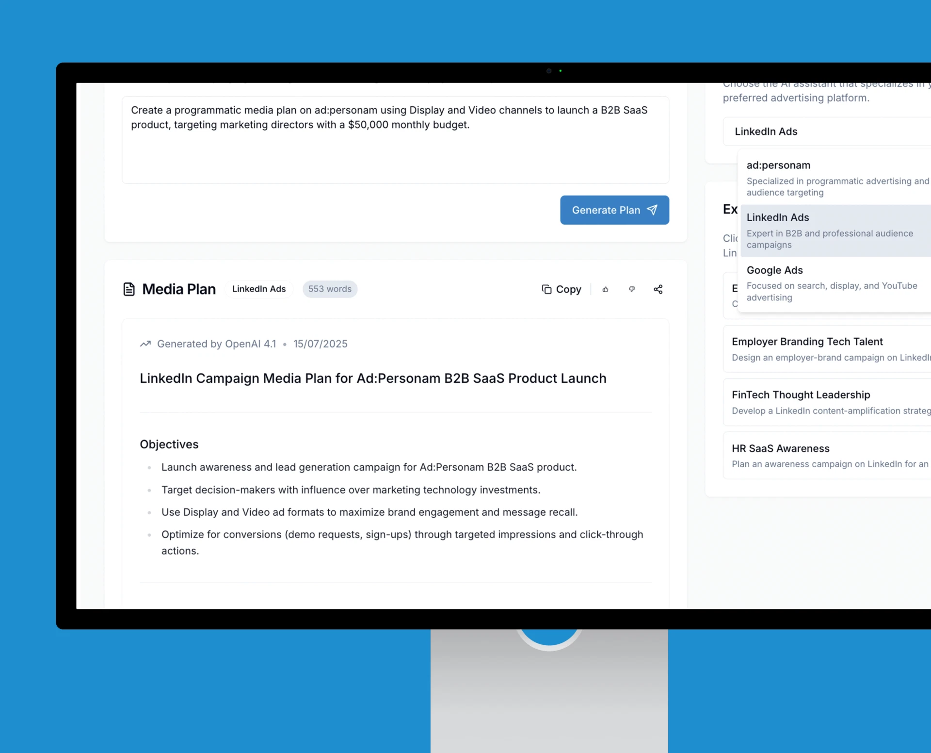 AI Assistant Planner