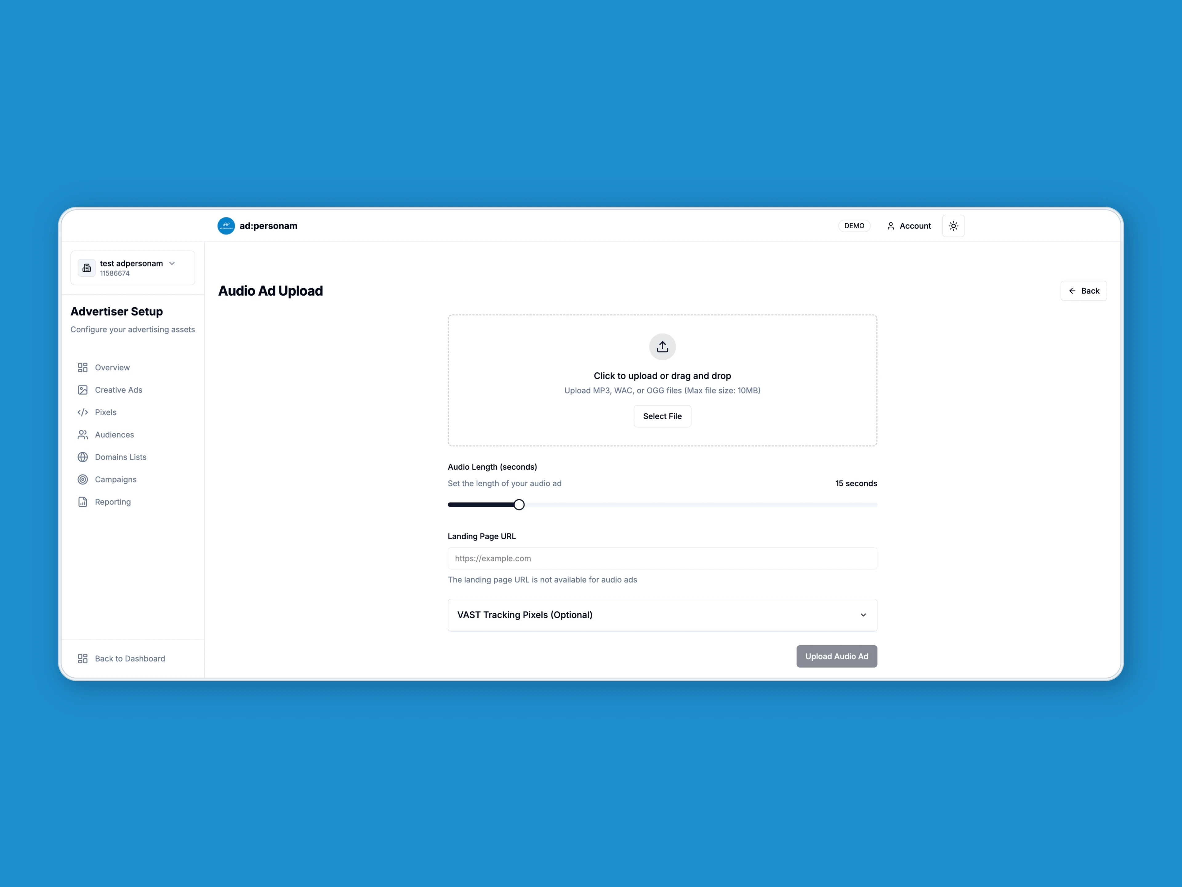 How to Upload Audio Ads